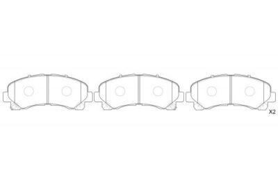 Chevrolet Trailblazer, Isuzu D-Max Front Brake Pads