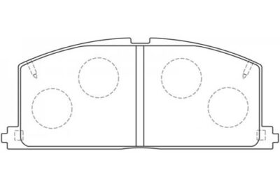 Toyota Starlet, Corolla 100, Carina Front Brake Pads