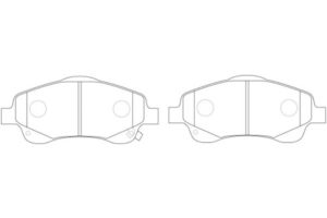 AutoMentum AM23582.9 Brake Pad Set 4 Pieces for Mitsubishi RVR (GA_W_)  2010- Rear Axle and Other Vehicles : : Automotive