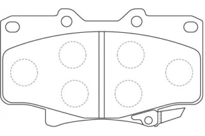 Lexus LX450, Toyota Landcruiser 80 Front Brake Pads