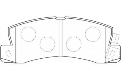 Toyota Avensis, Carina, Harrier, Caldina Rear Brake Pads