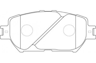 Toyota Isis, Crown Athlete, Mark X, Wish Front Brake Pads