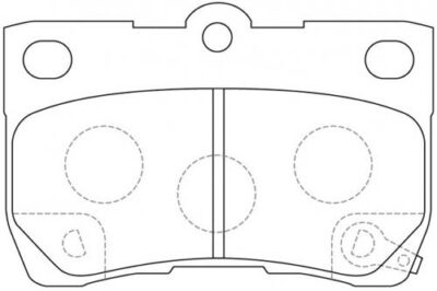 Toyota Mark X, Crown Rear Brake Pads