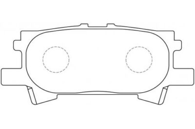 Toyota Harrier, Kluger Rear Brake Pads