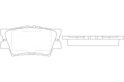 Toyota Rav4, Vanguard, Mark X Zio Rear Brake Pads