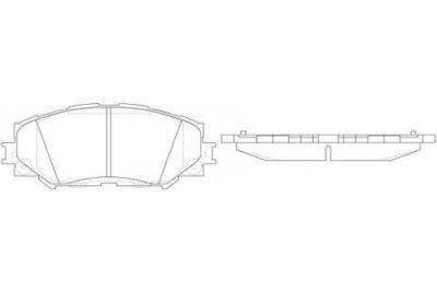 Toyota Allion, Premio, Voxy, Fielder, Axio Front Brake Pads