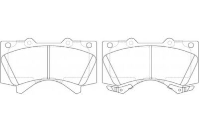 Toyota Landcruiser 200 Front Brake Pads