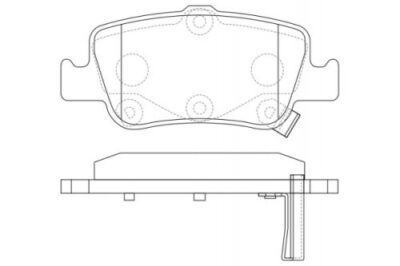 Toyota Auris, Corolla Rear Brake Pads