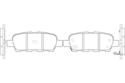 Nissan X-Trail, Fuga, Teana Rear Brake Pads