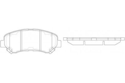 Nissan X-Trail, Dualis, Qashqai Front Brake Pads