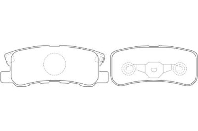 Mitsubishi Pajero, Outlander Rear Brake Pads