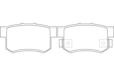 Honda CRV, Stream, Insight Rear Brake Pads