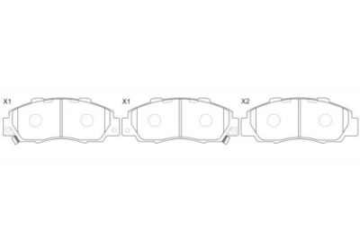 Honda Odyssey/CRV/Stepwgn/Accord Front Brake Pads PN8254