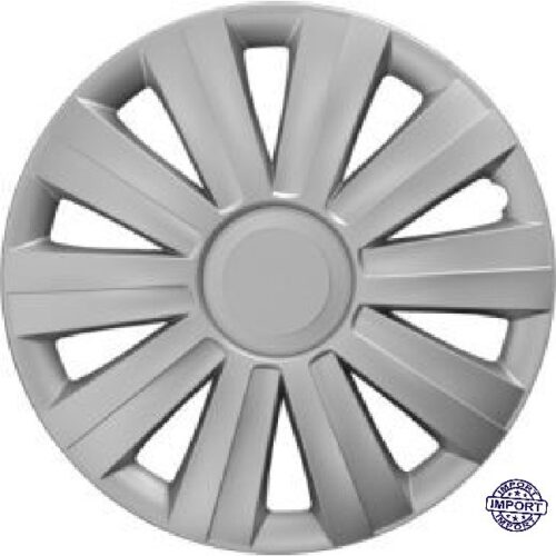 Silver Wheel Caps 14" Plastic 4pcs
