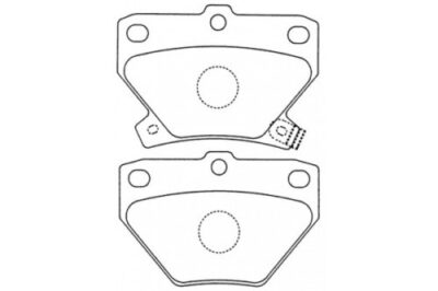 Toyota Corolla/Vitz/Prius Rear Brake Pads