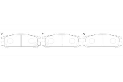 Subaru Legacy/Impreza Rear Brake Pads