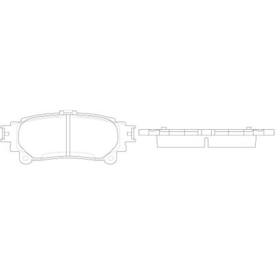 Toyota Fortuner Rear Brake Pads