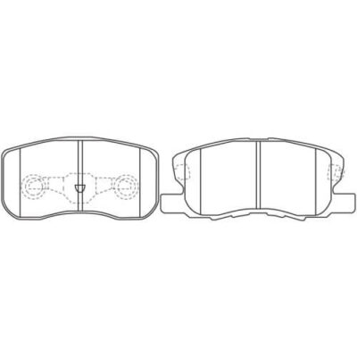 Mitsubishi Colt, Colt Plus Front Brake Pads