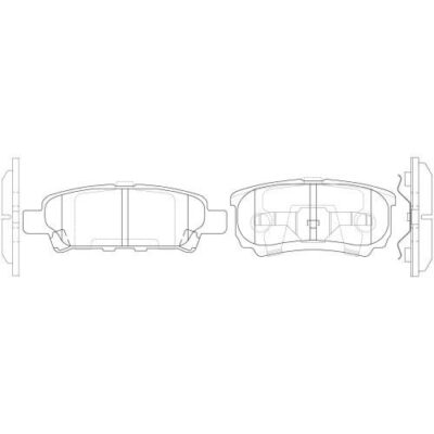 Mitsubishi Airtrek/Lancer EX Rear Brake Pads