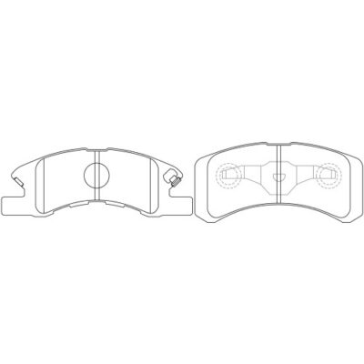 Mitsubishi eK Front Brake Pads