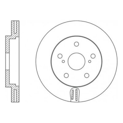 Toyota Mark X Zio Front Brake Disc