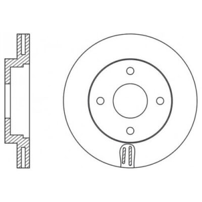 Nissan Tiida/Note Front Brake Disc