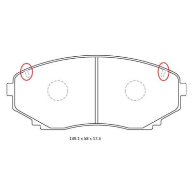 Mazda CX7/CX9 Front Brake Pads