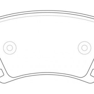 Audi A3/A4A6 Volkswagen Golf/Passat/Jetta/Touran/Tiguan Rear Brake Pads PN0349