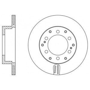 Lexus GX470 Rear Brake Disc